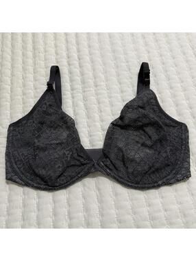 Victoria’s Secret 32DDD Body By Victoria Unlined Plunge Bra Dark Gray $36.50 NWT